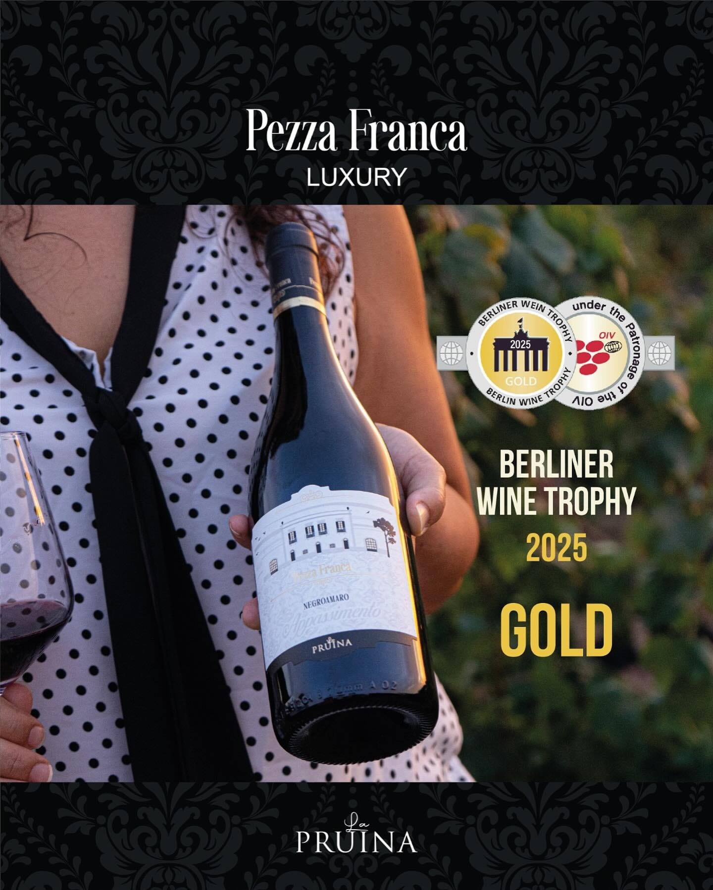 La Pruina, Italia, Pezza Franca Negroamaro Puglia IGT 0.75L - imagine 2