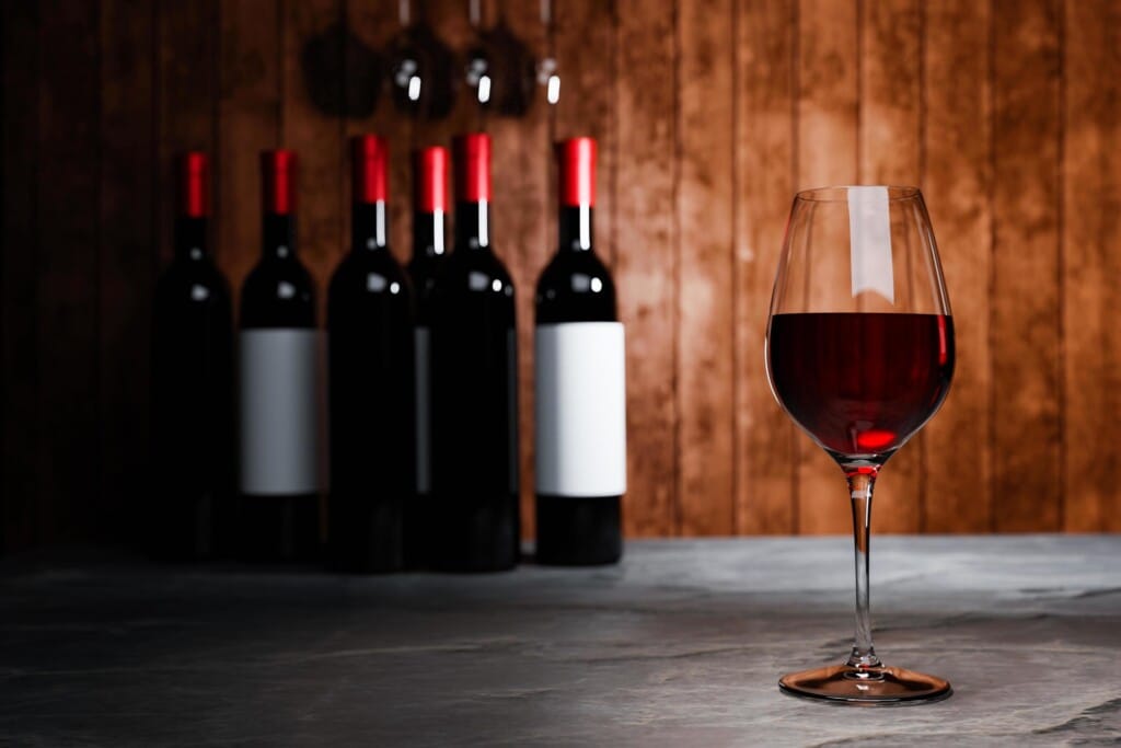 Sticle de vin rosu