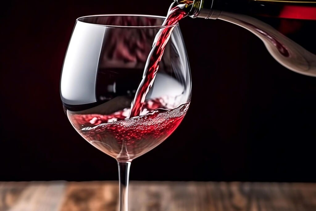 Pahar de vin rosu