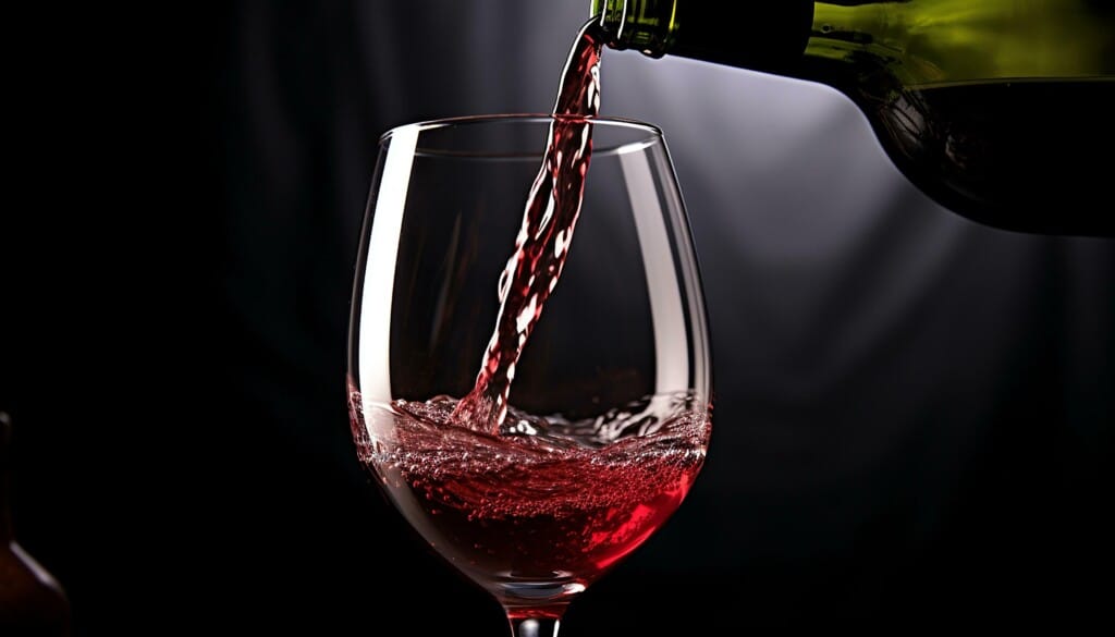 vin tenuta ulisse turnat in pahar